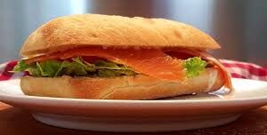 Broodje gerookte zalm
